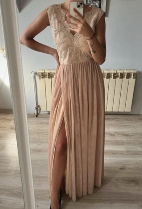 Zlaté spoločenské saty, m