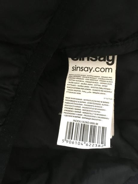 Prešívaná bunda sinsay veľ.m, sinsay,m