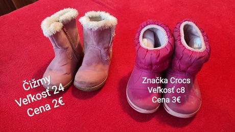 Čižmy, crocs,24