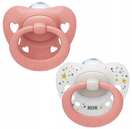 Nuk silikónový cumlík signature family love 0-6m,, nuk