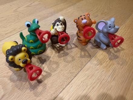 Bublinkove zvieratka 5 kusov,