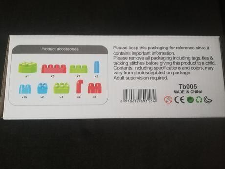 Tube lock blocks stavebnica 46 ks, 