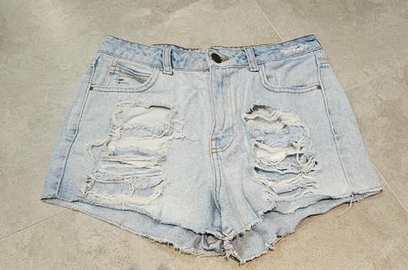 Riflové kraťasy, denim co,m