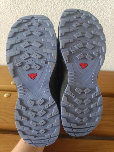 Juniorská treková obuv salomon, salomon,39