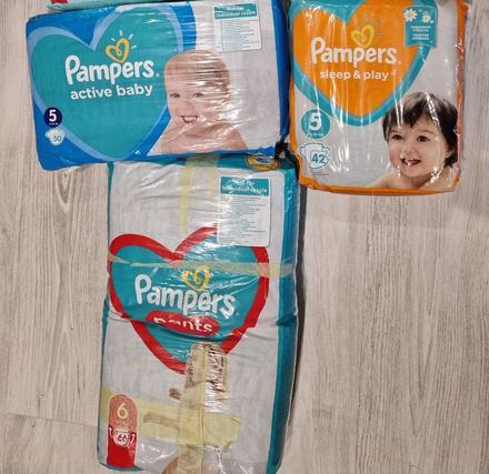 Plienky dada a pampers, pampers,11 kg - 25 kg