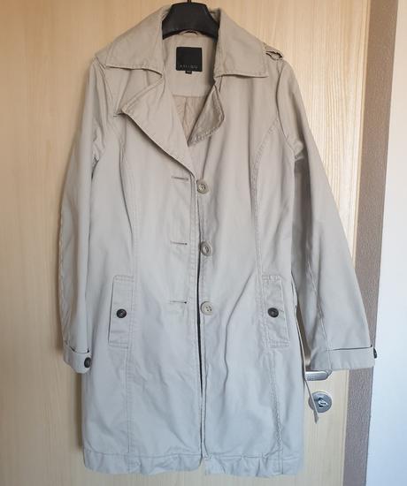 Kabát dámsky zateplený krémový amisu, amisu,38