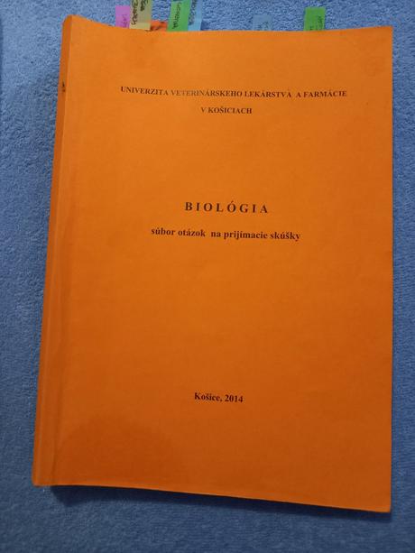 Biológia a chemia na prijímacie  skúšky, 