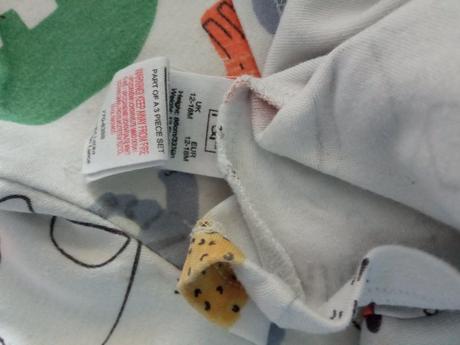 Letný komplet zvieratá čiapka kraťase tričko, f&f,86