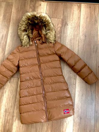 Predĺźená dámska bunda, s