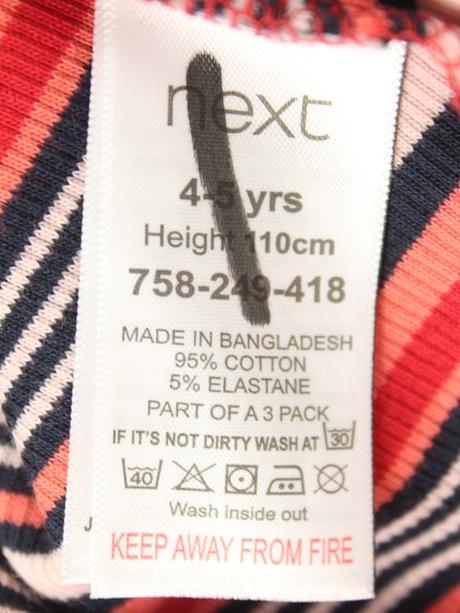 -rebrovaný prúžkovaný rolák next veľ. 4-5 r. a, next,110