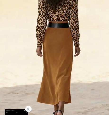 Set tričko a zlato hnedá sukňa v. s nové, s