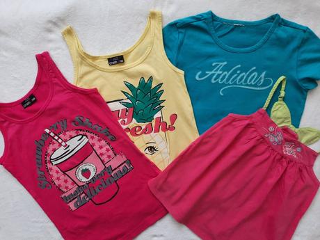 4 x tričko, adidas,134