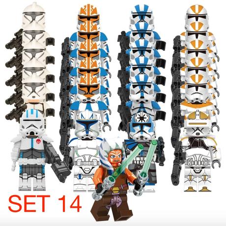 Rôzne figúrky star wars 8 (8ks) typ lego - nové,