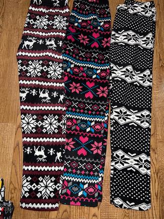 Vyteplene legíny voľnejšieho strihu, 140