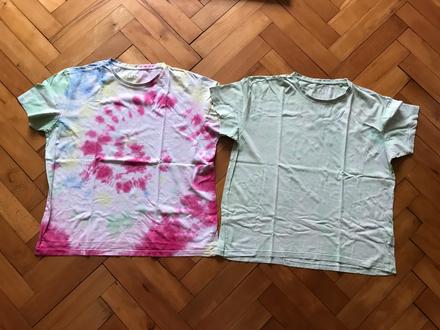 Tričká krátky rukáv - batikované - xl, sinsay,xl