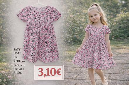 Tenké šaty, h&m,110