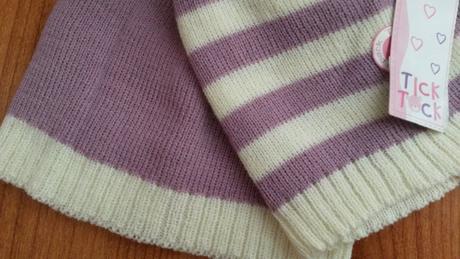 Dievcenske prechodne pletene ciapocky, tik & tak,74