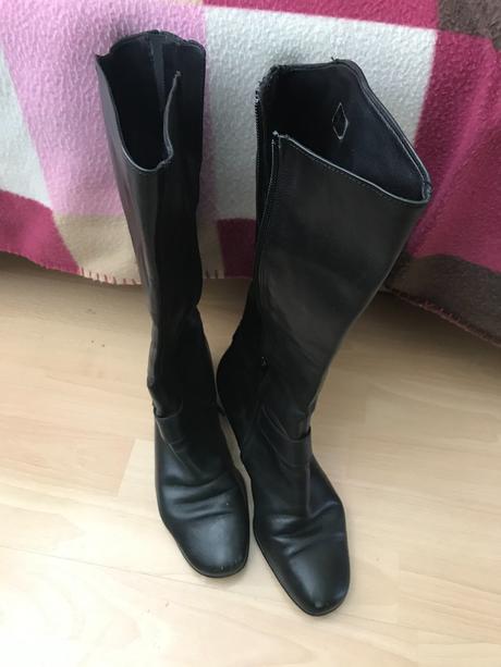 Čizmy kožené, zn. gabor vel. 38,5, gabor,38