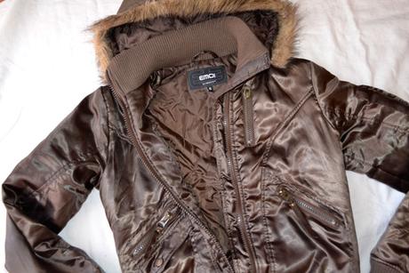 Mocca hnedá bunda zn. emoi, s