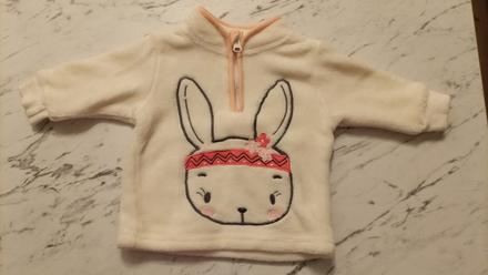 Flaušová mikina 62/68, lupilu,68