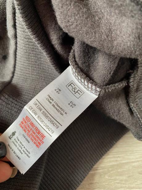 Zateplena mikina, f&f,110