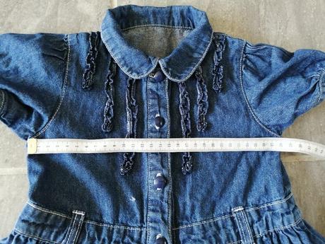 Riflové šaty v 98-104, 3-4r zn st bernard, 98