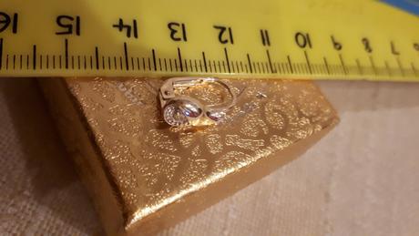 Zlaté náušnice 14 karatove punc 585,