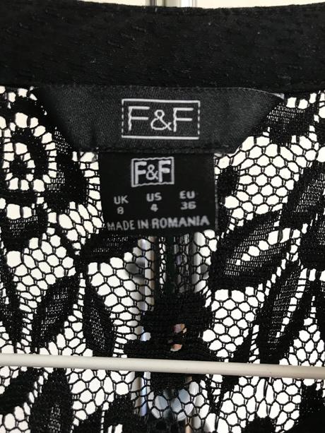 Top s čipkou, f&f,s