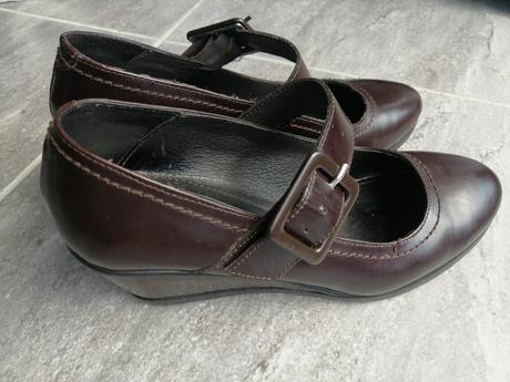 Bata kožené pohodlné mary jane topánky v38, baťa,38