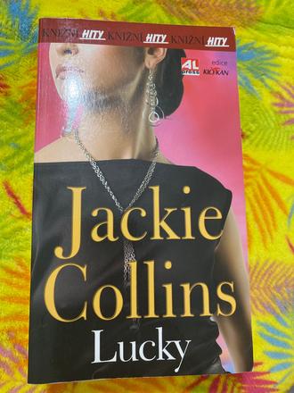 Krásna romantická knižka lucky jackie collins,
