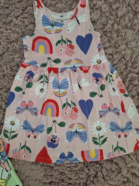 Šaty 98/104 2ks, h&m,98