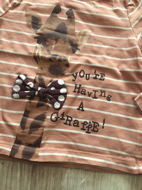 Tričko zirafka next 12-18 mes., next,86