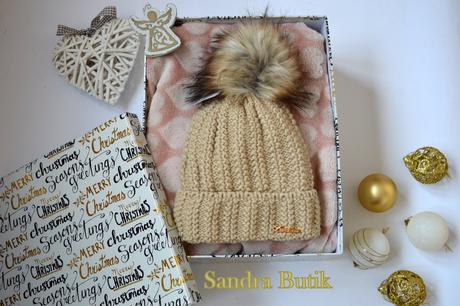 Fashion zateplená čiapka biela, 86 - 158