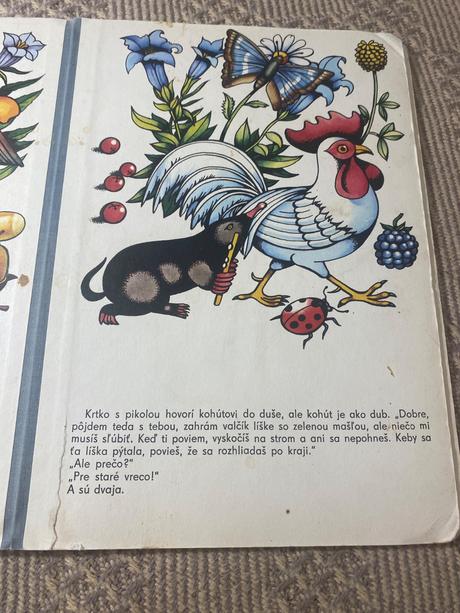 Staré retro leporelo zázračná pikola eva jílková,