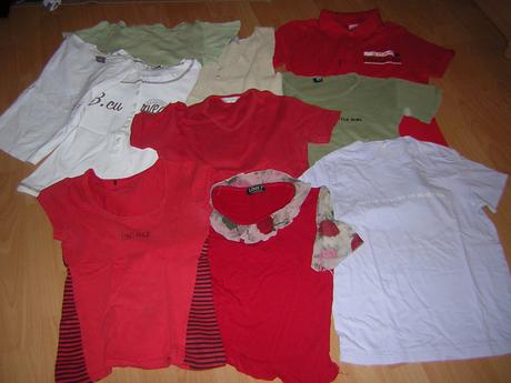 Balík dámskych tričiek vel.36-38, m