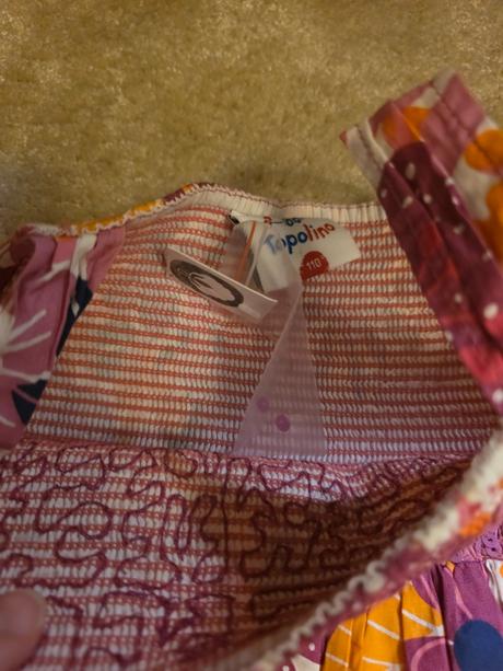 Farebné letné šaty 110/116, topolino,110