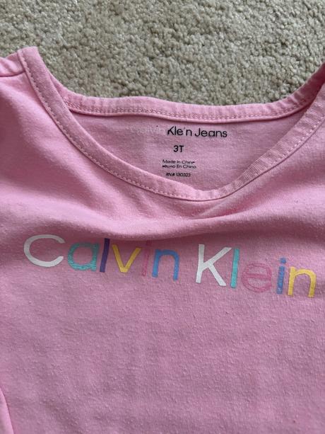 Calvin klein jeans tričko a riflove legíny, 3 roky, calvin klein,98