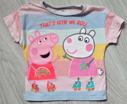 Tričko peppa pig, tesco,104