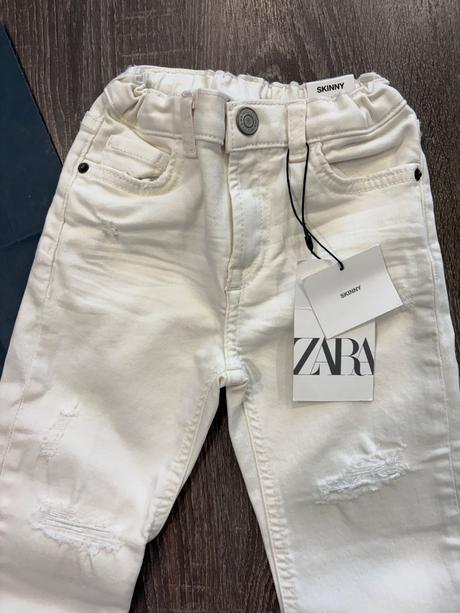 Zara skinny nove biele rifle č.116, zara,116