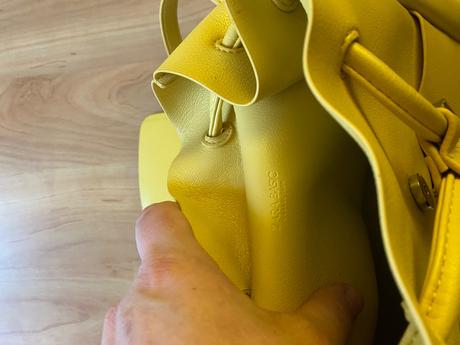 Žltý zara ruksak, zara