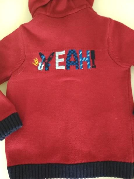 Chlapčenský svetrík s kapucňou, sergent major,98