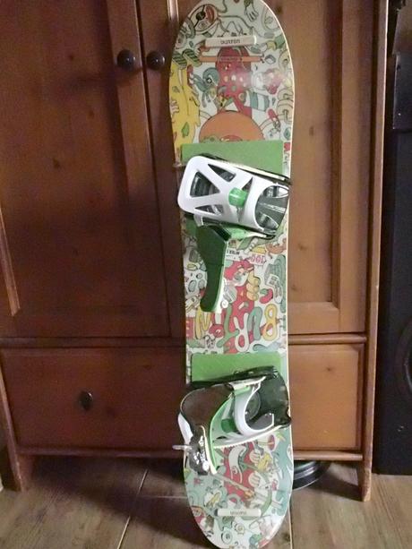 Burton snowboard 100 cm + viazanie + topánky, 100-109 cm
