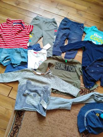 Mix oblečenie 80 cm, 68–80