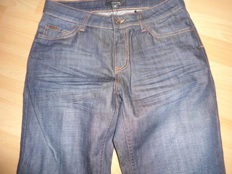 Tmavomodre slim-fit rifle, s