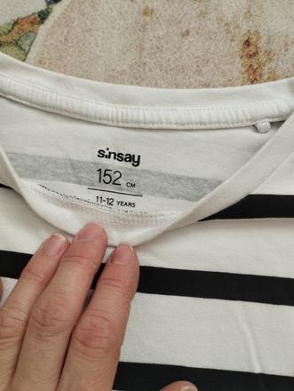 Dievčenské tričko, sinsay,152