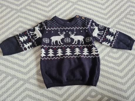 Svetrík so sobikmi, h&m,68
