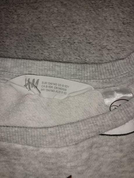 Mikina mickey mouse 134/140, h&m,140