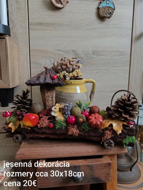 Krásna jesenná dekorácia výpredaj,