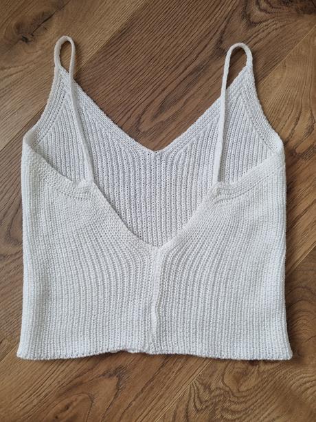 Crop top z pleteniny, 