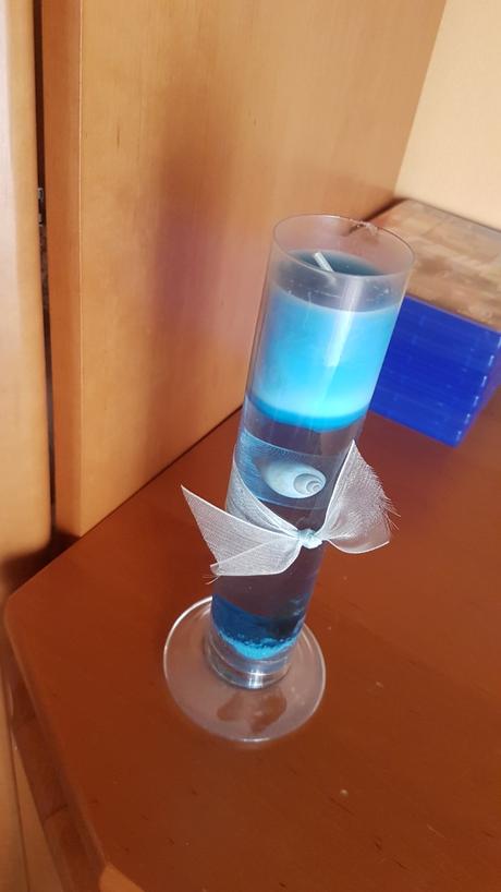 Sviečka v skle/dekorácia, 